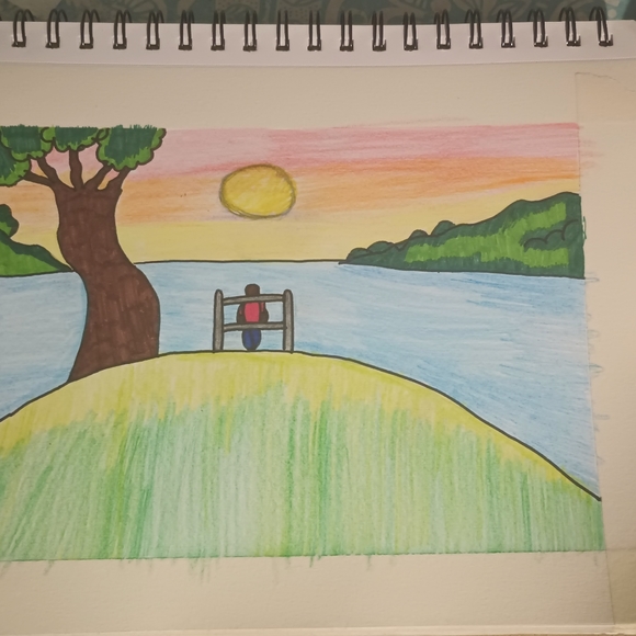 9"x12" sketch abstract wall art - Picture 4 of 12